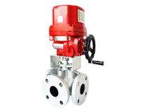 ELECTRIC THREE-WAY BALL VALVE